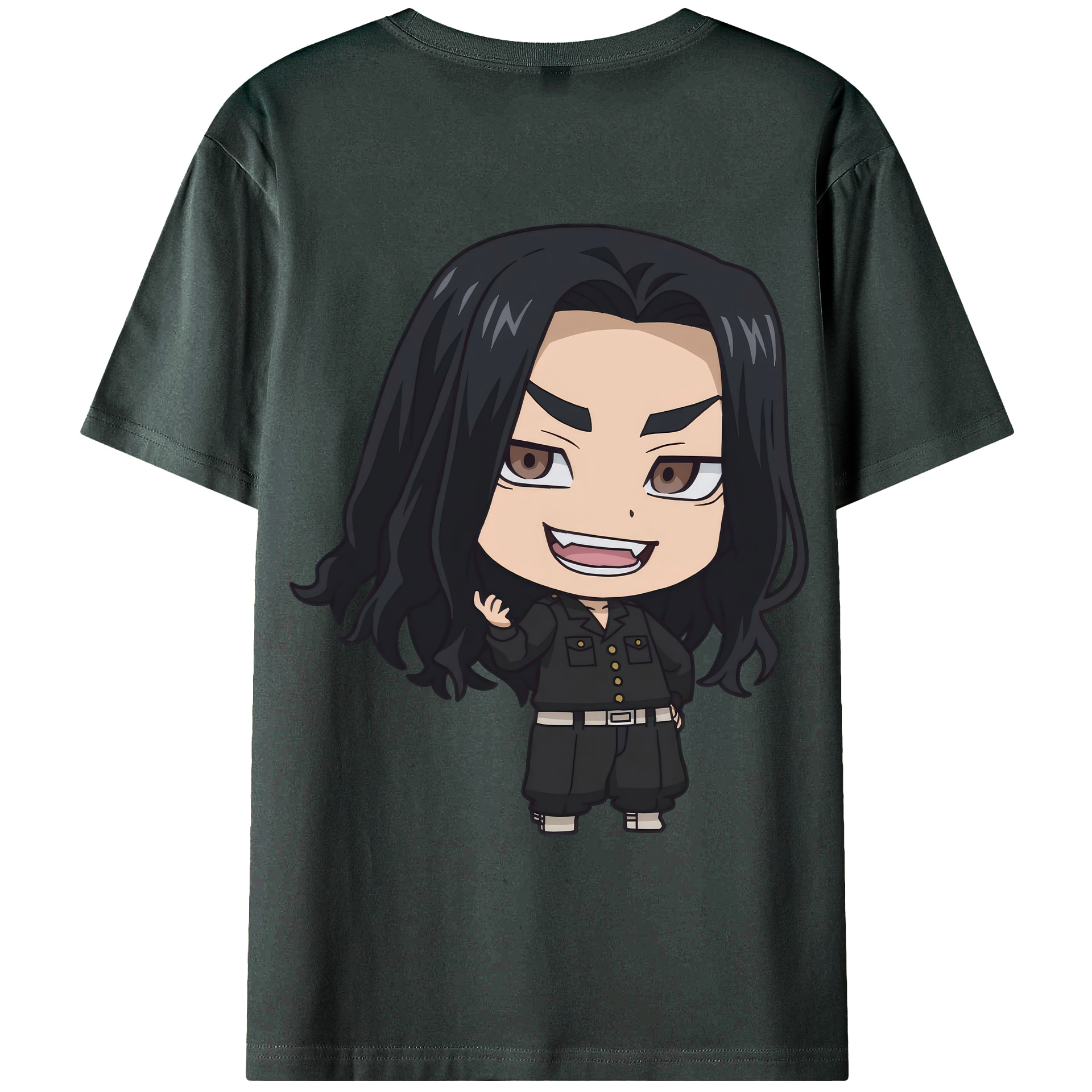 （画像用） 東京リベンジャーズ Tokyo Revengers 綿100％ メンズ半袖Tシャツ（バックプリント） 通気性